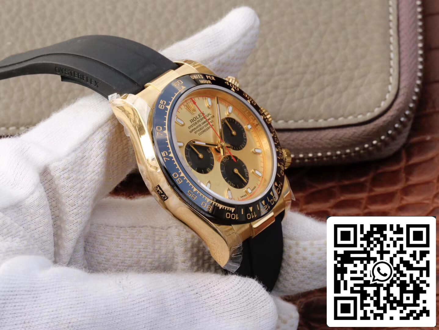 Rolex Daytona Cosmograph 116518ln 1:1 Best Edition JH Factory V6 Gelbgold-Zifferblatt