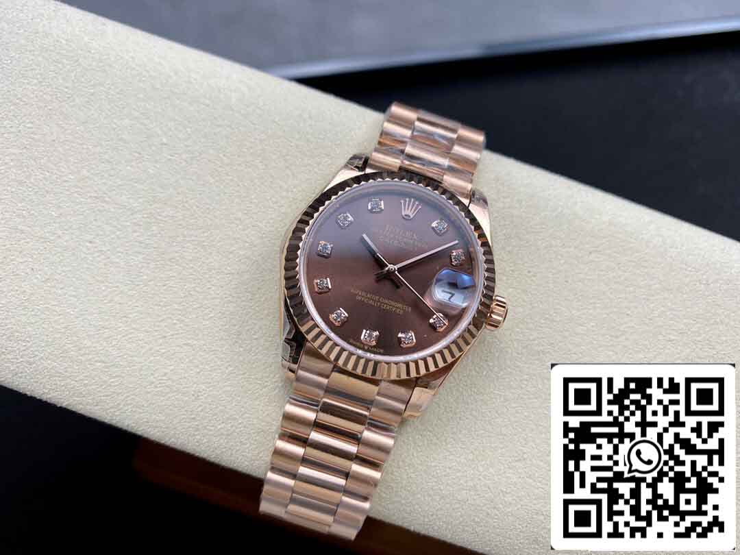 Rolex Datejust M278275-0010 31MM 1:1 Best Edition GS Factory quadrante cioccolato