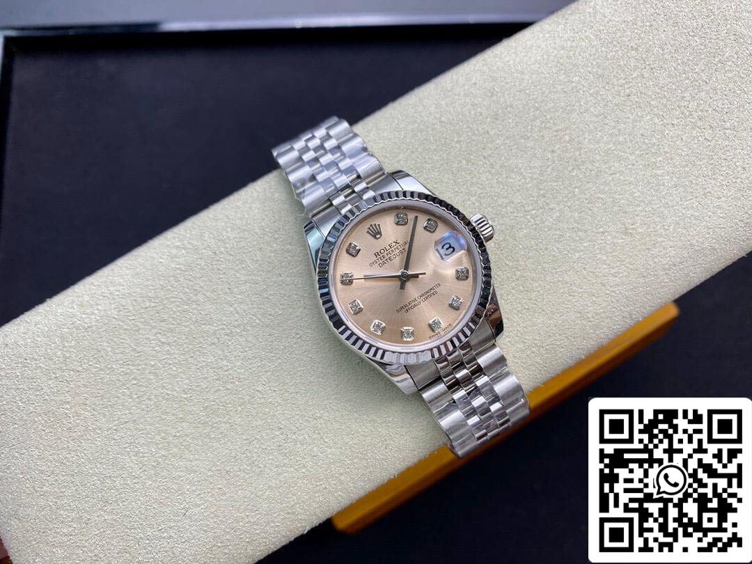 Rolex Datejust 31MM 1:1 Melhor Edição EW Factory Aço Inoxidável