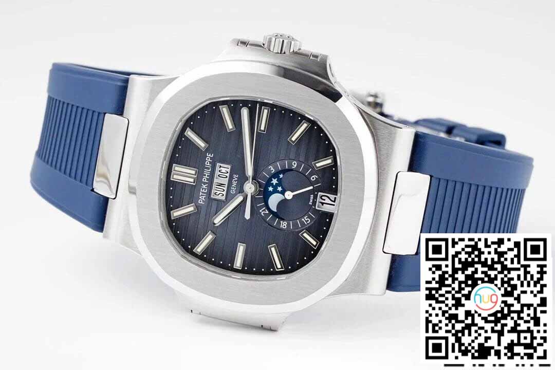 Patek Philippe Nautilus 5726/1A-014 1:1 Meilleure édition PPF Factory Bleu Noir Cadran Dégradé