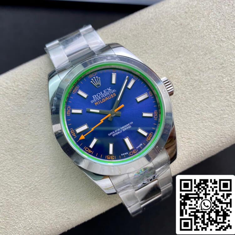 Rolex Milgauss 116400GV AR Factory 1:1 Meilleure édition suisse ETA3131