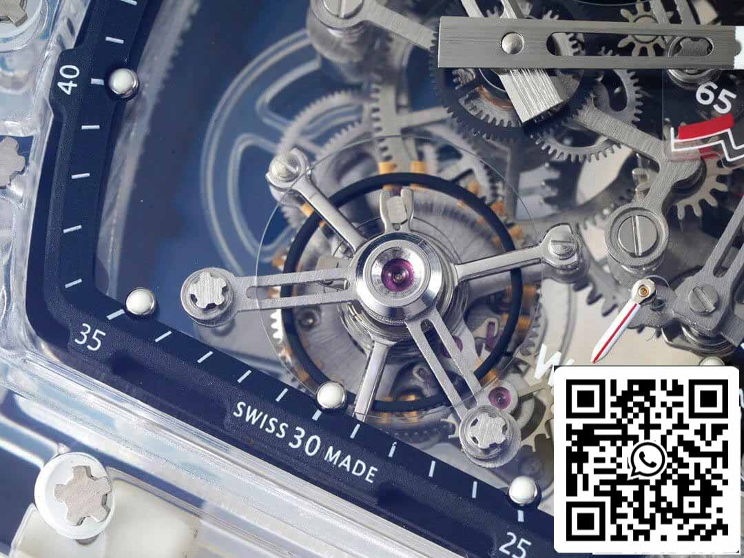 Richard Mille RM 56-01 Tourbillon 1:1 Meilleure édition RM Factory Cadran squelette transparent