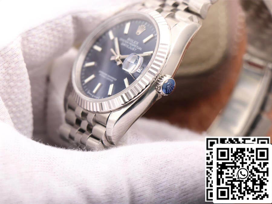 Rolex Datejust M126234-0017 1:1 Melhor Edição EW Factory Mostrador Azul