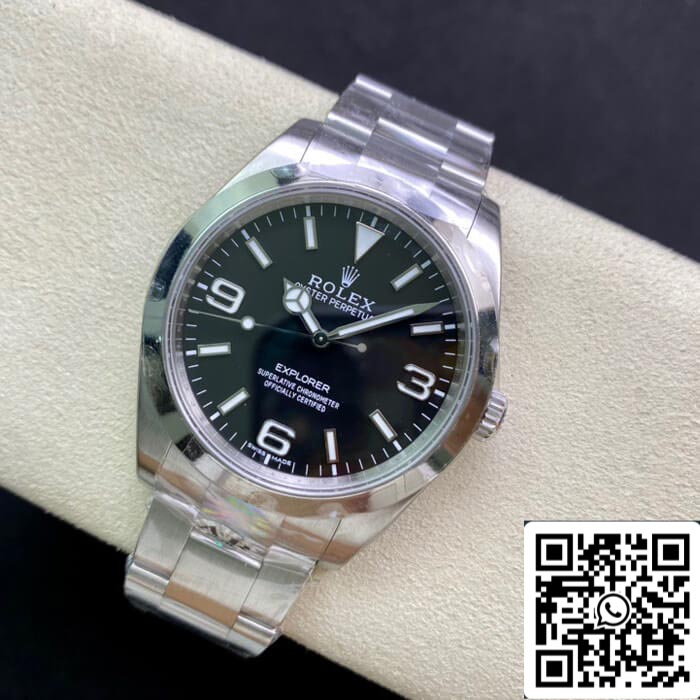 Rolex Explorer M214270-0003 39MM 1:1 Best Edition AR Factory quadrante nero