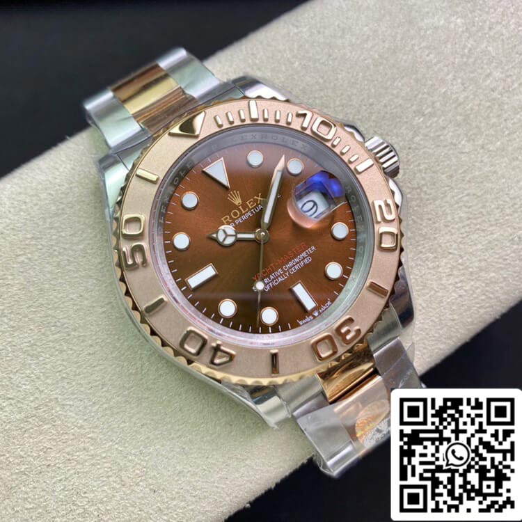 Rolex Yacht-Master 40 mm 116621 AR Factory 1:1 Meilleure édition suisse ETA2824 Cadran marron