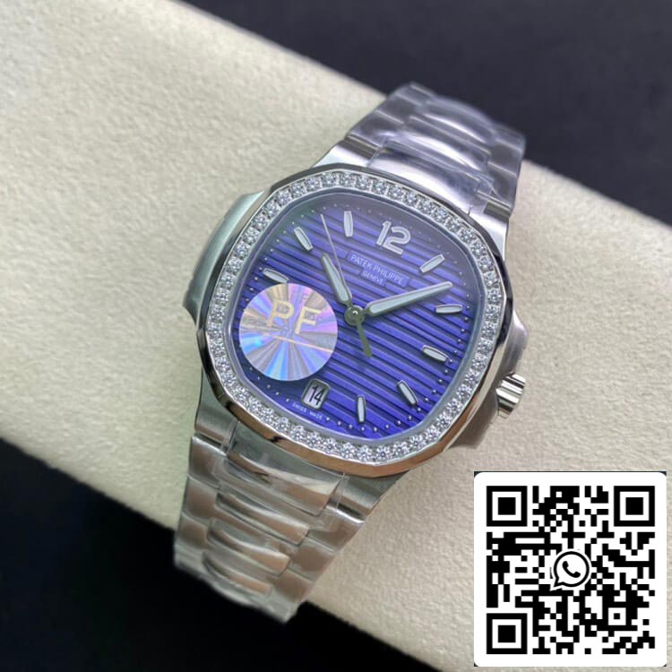 Patek Philippe Nautilus Ladies 7018/1A-010 PF Factory 1:1 Best Edition Swiss ETA324SC