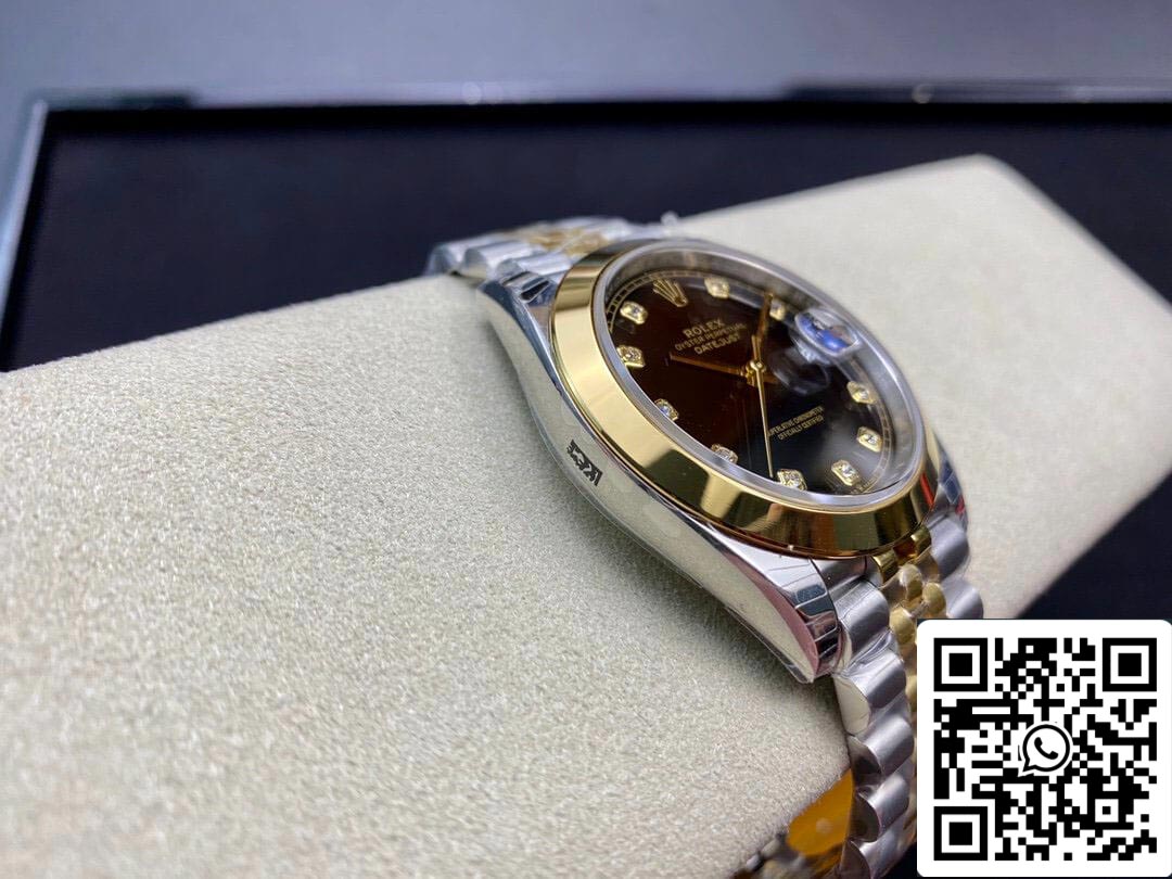 Rolex Datejust M126303-0006 1:1 Melhor Edição EW Factory Mostrador Preto