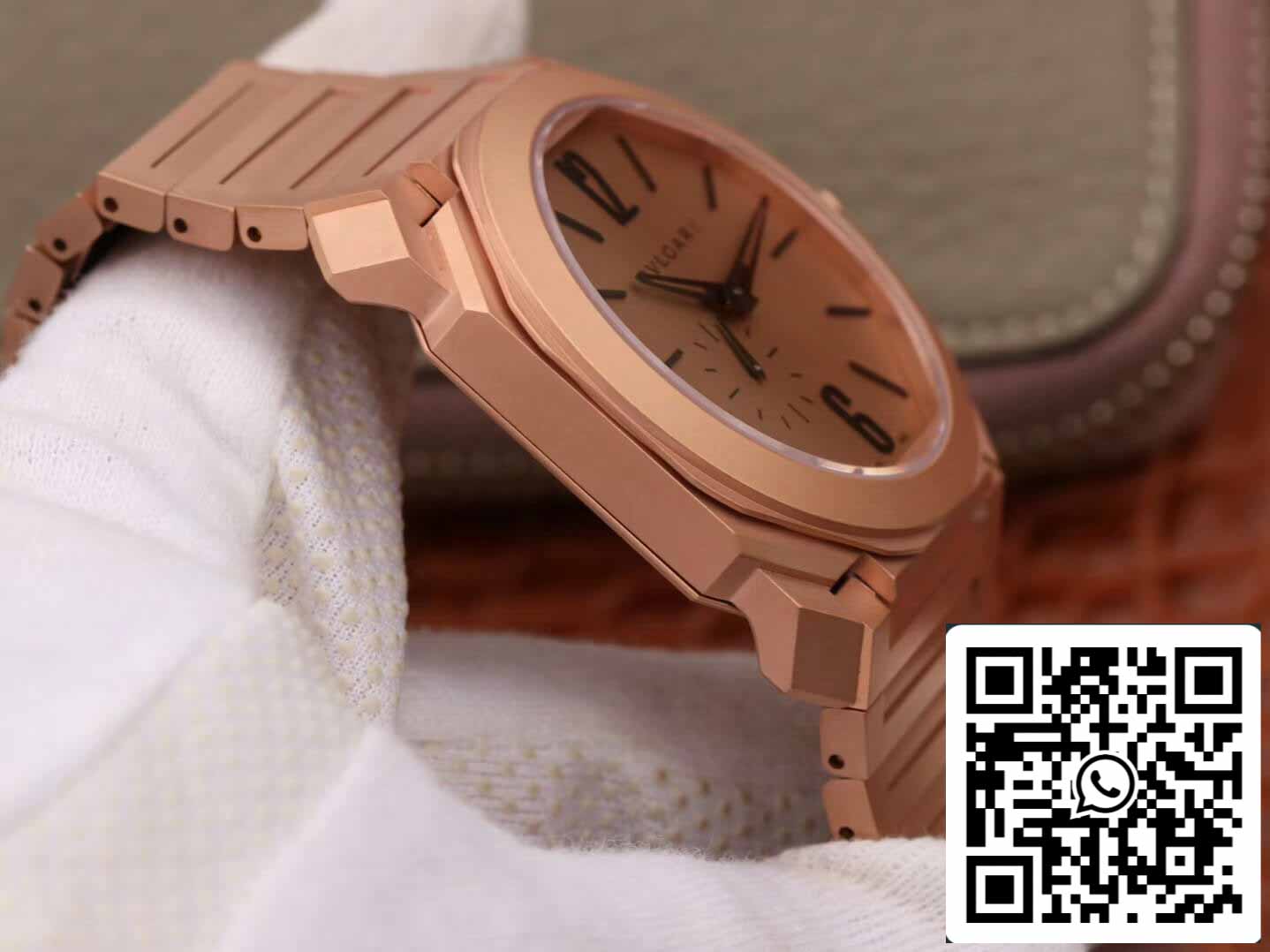 Bvlgari Octo Finissimo 102912 1:1 Best Edition BV Factory Roségold-Zifferblatt