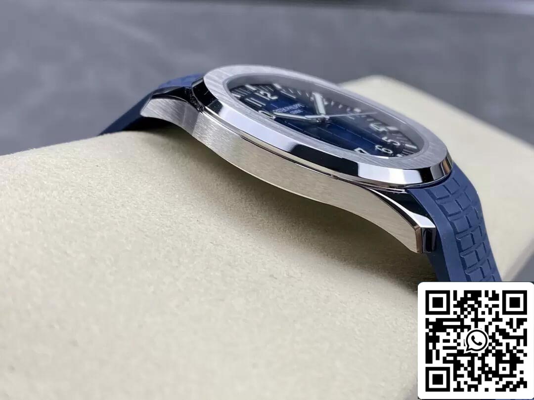 Patek Philippe Aquanaut 5168G-001 1:1 Melhor Edição 3K Mostrador Gradiente Azul de Fábrica