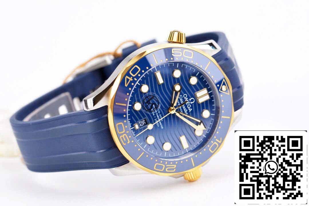 Omega Seamaster Diver 300M 210.22.42.20.03.001 1:1 Beste Edition VS Fabrik-Kautschukarmband