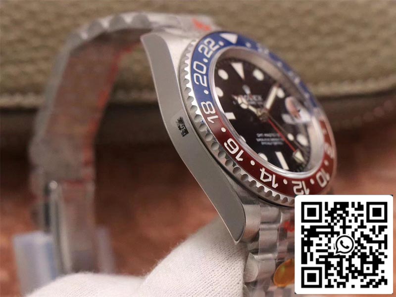 Rolex GMT Master II 126710BLRO-0001 1:1 Best Edition Noob Factory Black Dial Swiss ETA3285