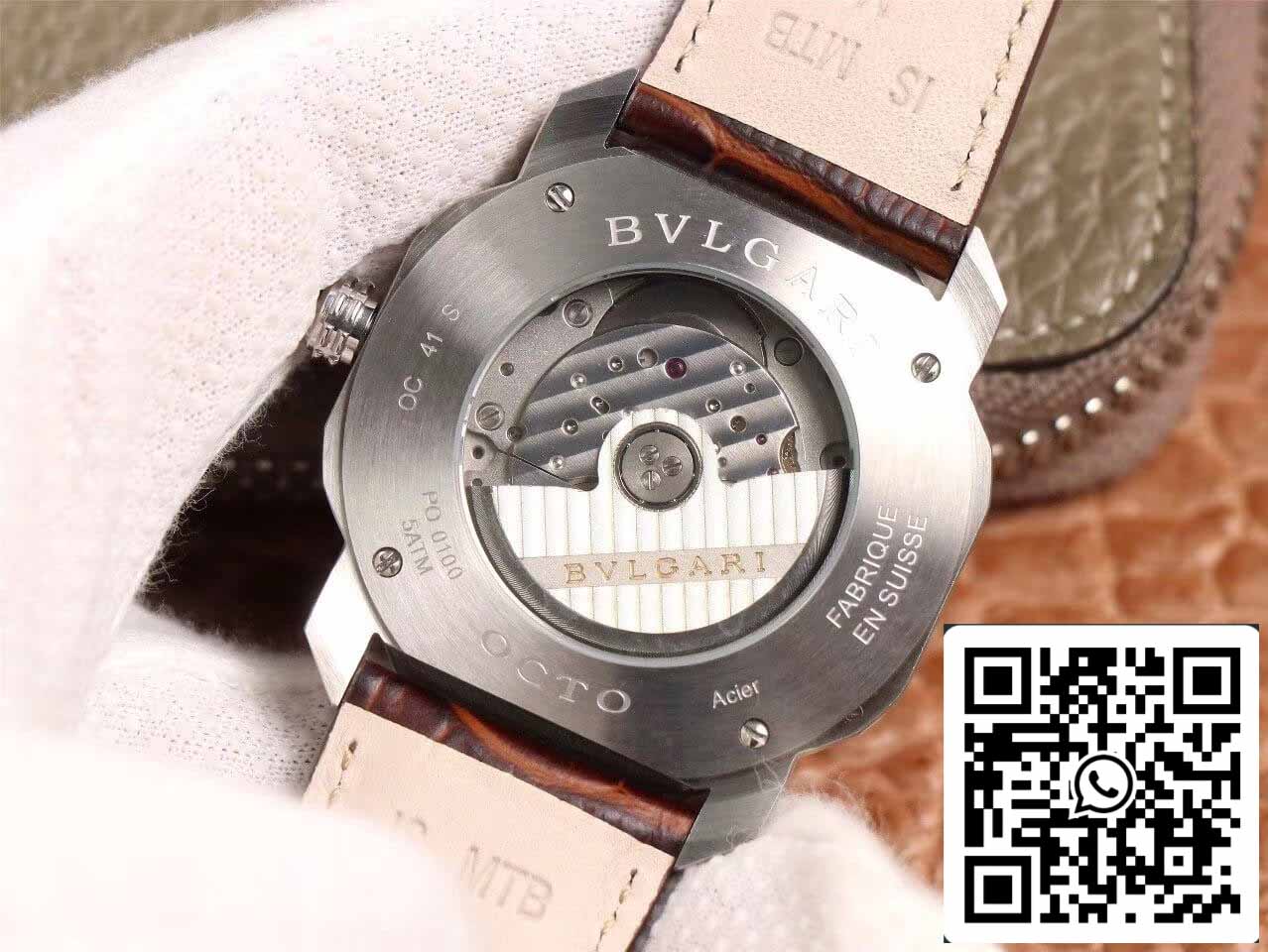 Bvlgari Octo 102705 1:1 Best Edition BV Factory Reddish Brown Dial