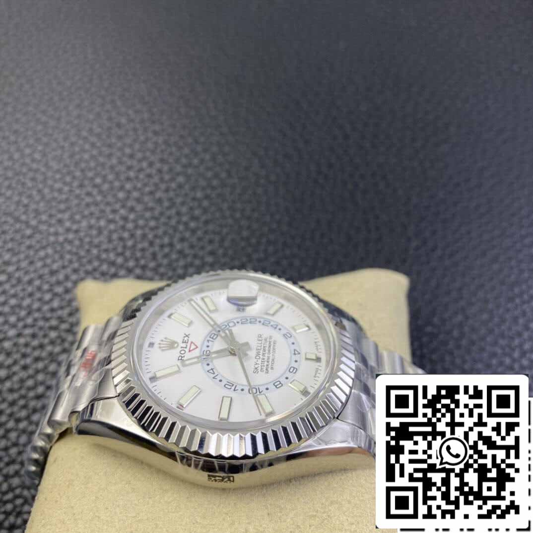 Rolex Sky Dweller M326934-0002 1:1 Meilleure édition Noob Factory V2 Cadran blanc