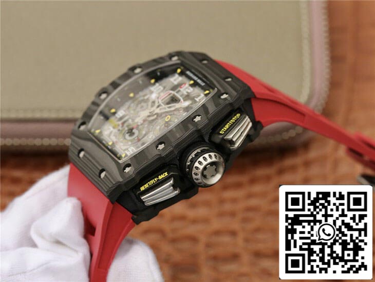 Richard Mille RM11-03 1:1 Meilleure édition KV Factory Bracelet rouge en fibre de carbone