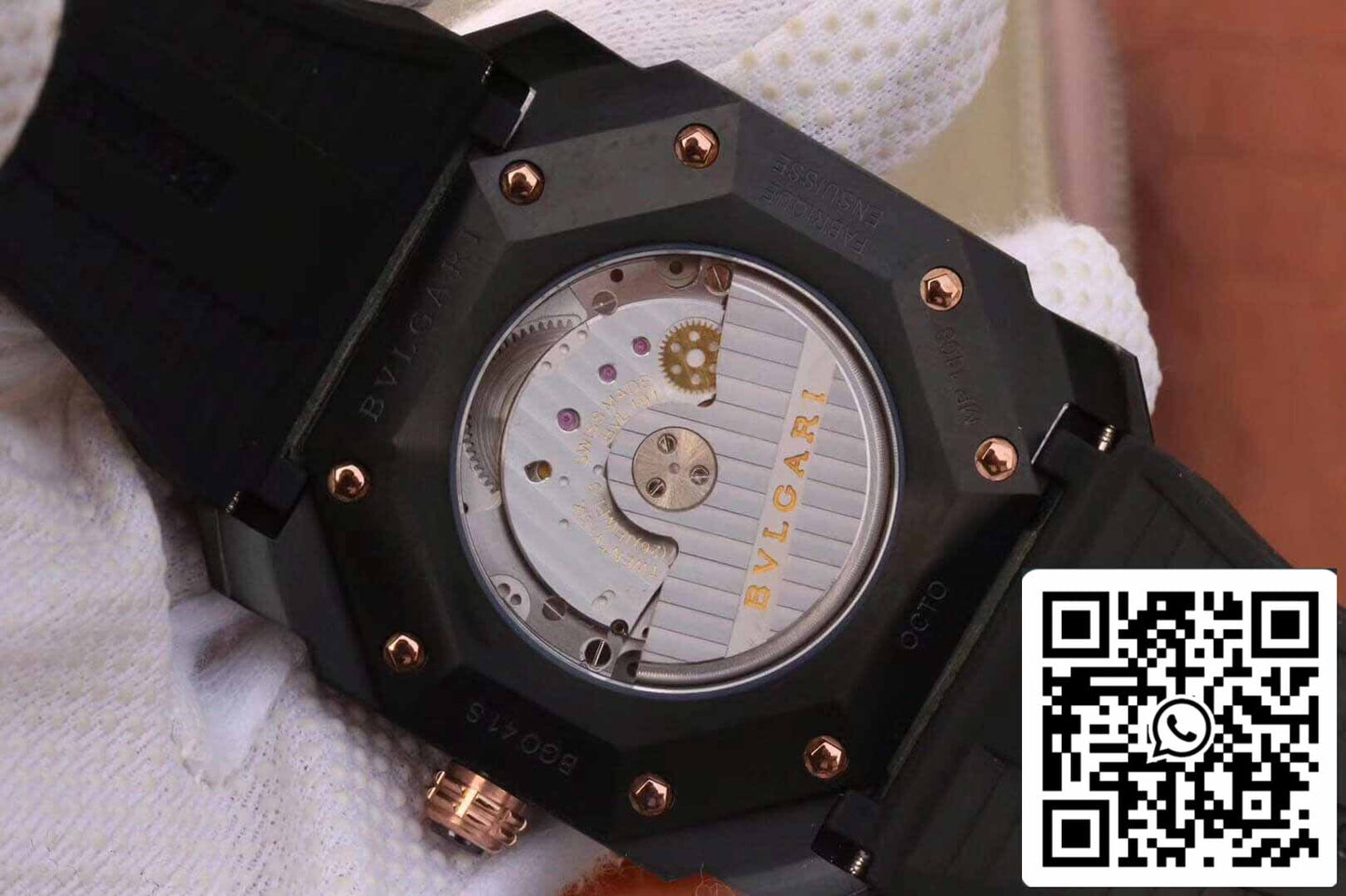 Bvlgari Octo 102581 BGO41BBSVD 1:1 Meilleure édition Cadran noir