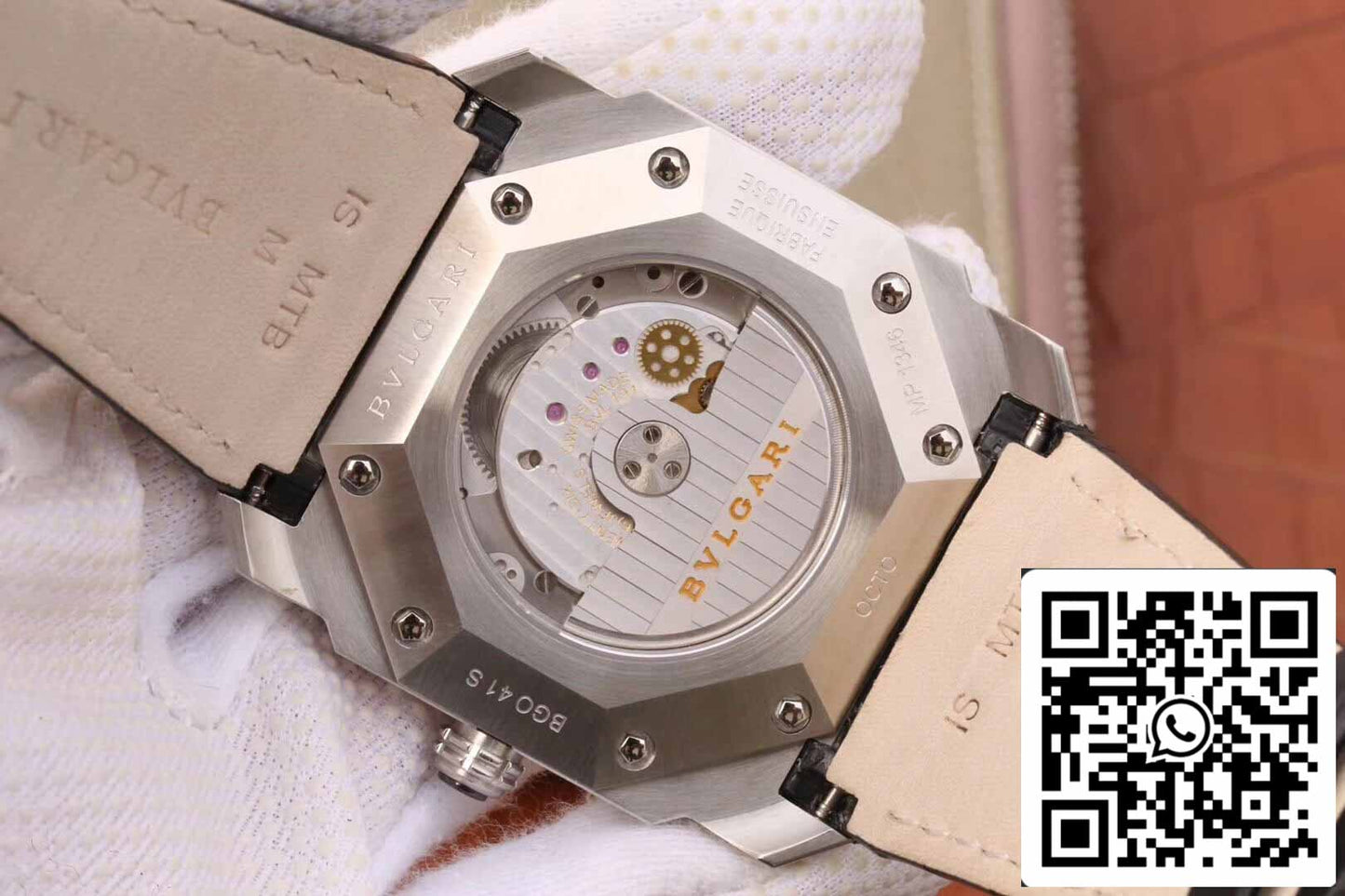 Bvlgari Octo 102779 OC41C6SLD 1:1 Meilleure édition Cadran blanc