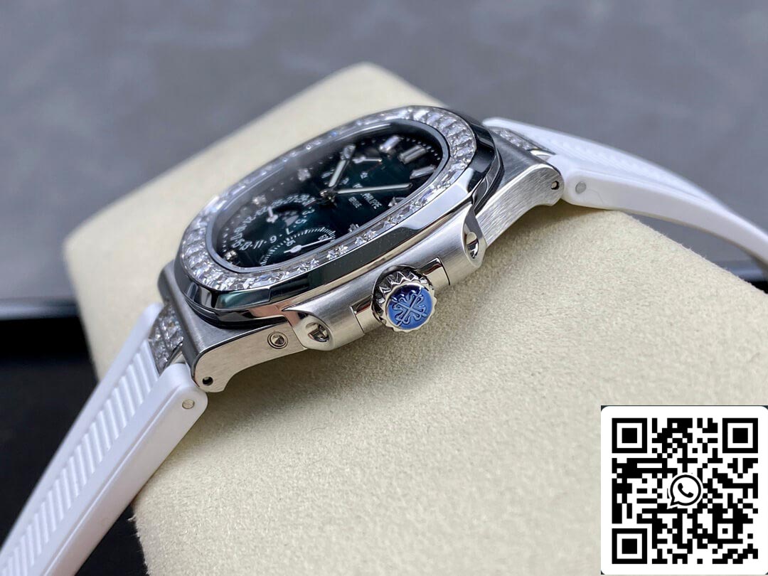 Patek Philippe Nautilus 5712GR 1:1 Meilleure édition GR Factory Bracelet en caoutchouc