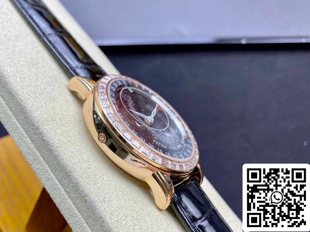 Patek Philippe Grand Complications 6104R-001 1:1 Melhor Edição AI Factory Sky Moon Mostrador Preto