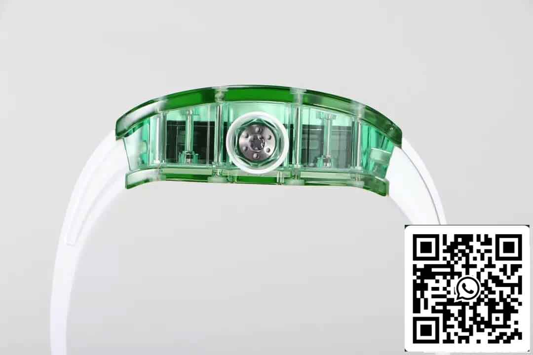 Réplique Richard Mille RM055 Meilleure édition 1:1 RM Factory Green Transparent Case