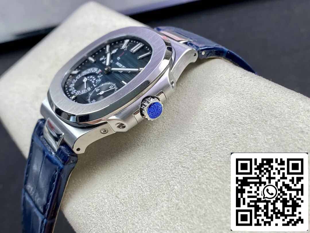 Patek Philippe Nautilus 5712 1:1 Best Edition GR Factory Blue Leather Strap