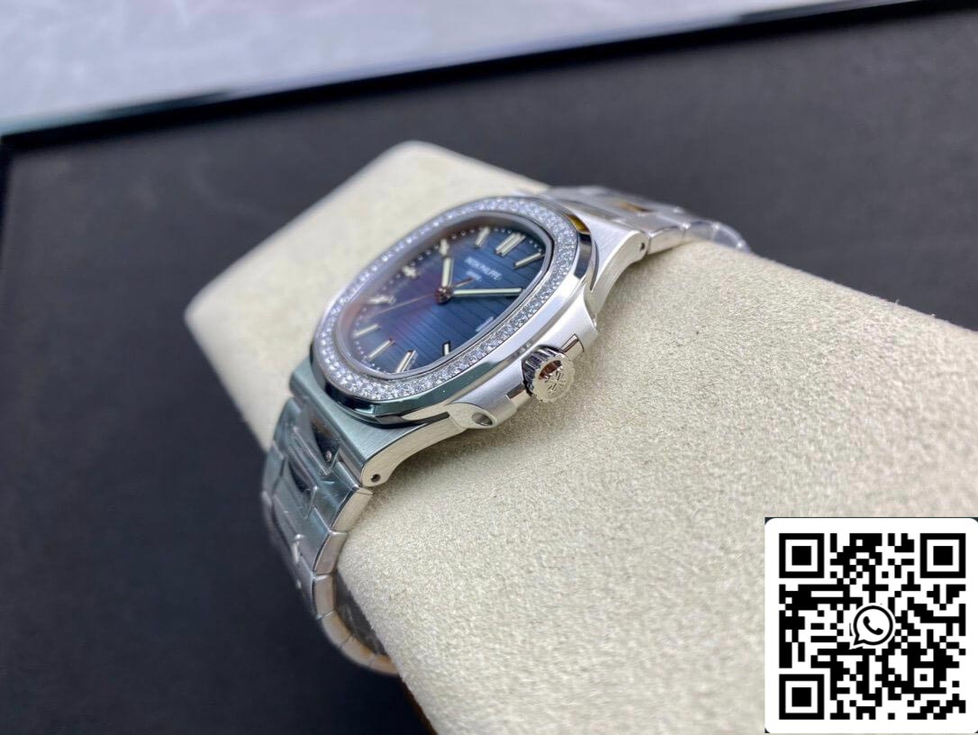 Patek Philippe Nautilus 5713/1G-010 1:1 Meilleure édition PPF Factory V4 Cadran bleu Suisse ETA324