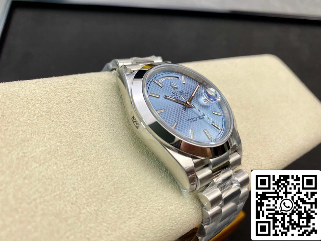 Rolex Day Date M228206-0004 1:1 Meilleure édition EW Factory Cadran bleu clair