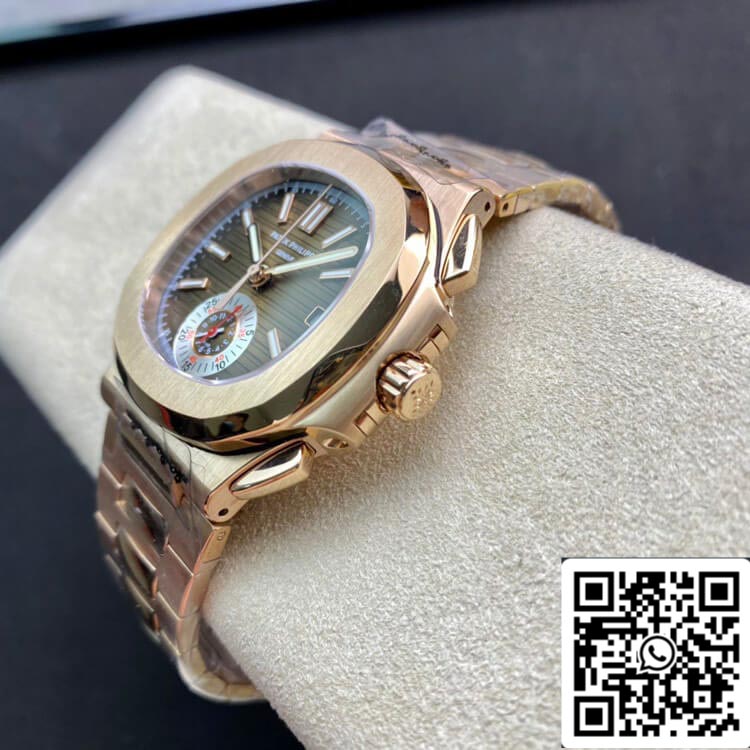 Patek Philippe Nautilus 5980-1R 1:1 Mejor edición 3K Factory V2 Oro rosa