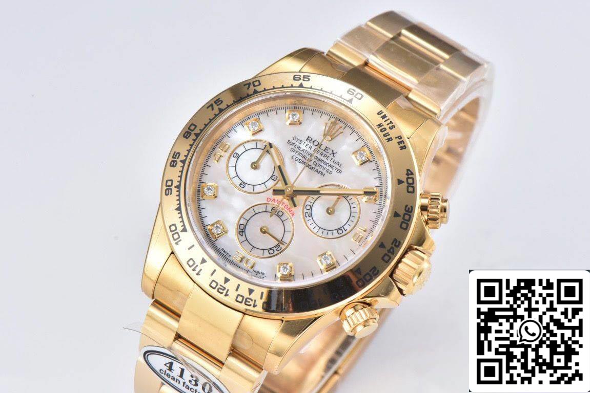 Rolex Cosmograph Daytona M116508-0007 1:1 Meilleure édition Clean Factory Or jaune