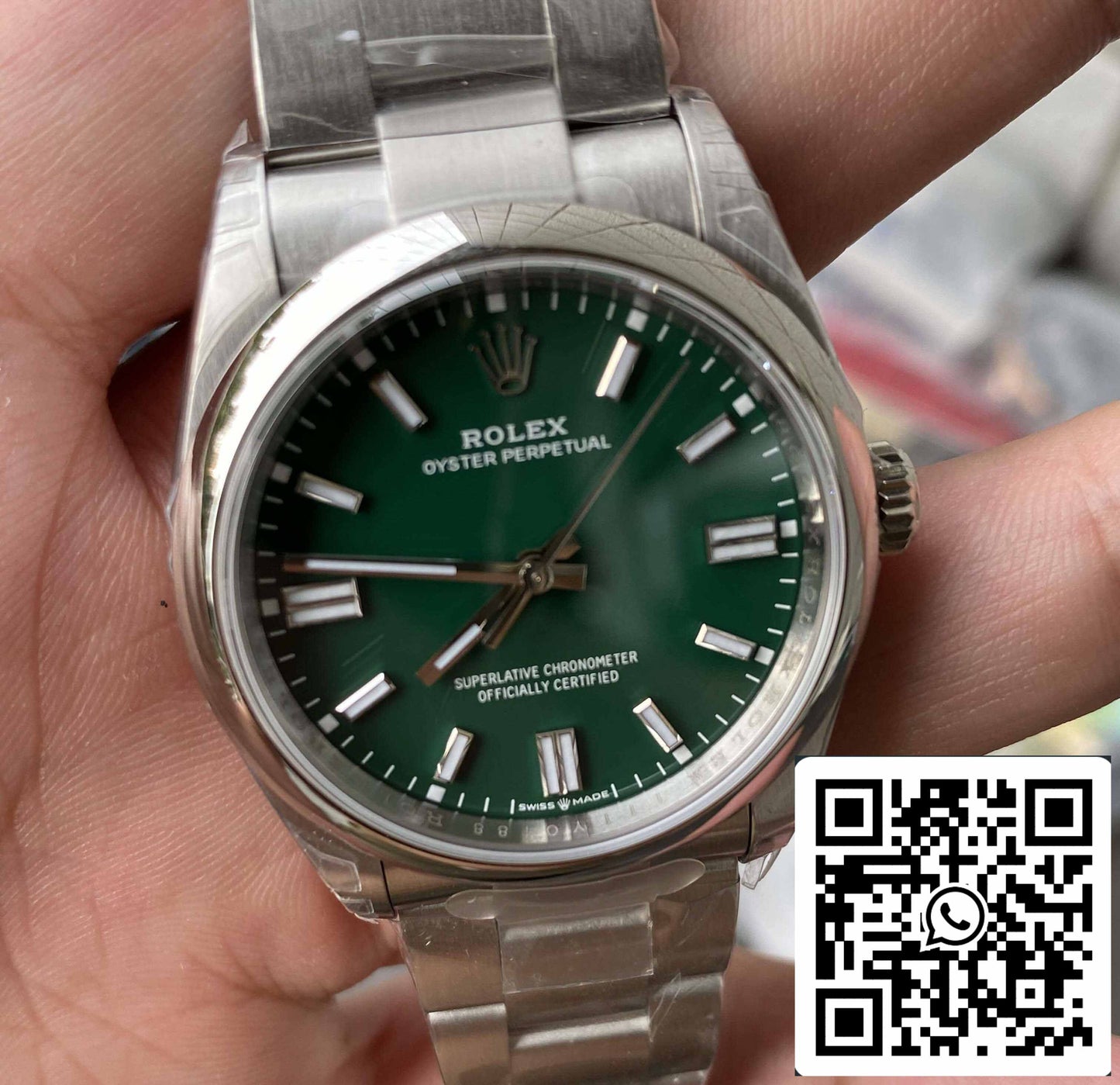 Rolex Oyster Perpetual 41MM M124300-0005 1:1 Meilleure édition VS Factory Acier inoxydable