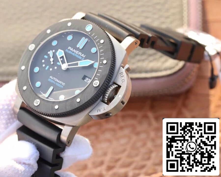 Panerai Submersible PAM00799 1:1 Best Edition VS Factory Black Dial