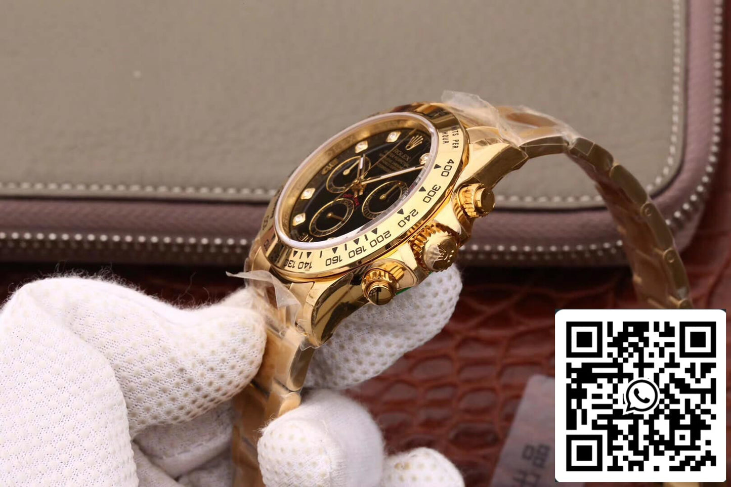 Rolex Daytona Cosmograph M116508-0008 1:1 Best Edition JH Factory quadrante in oro giallo con diamanti