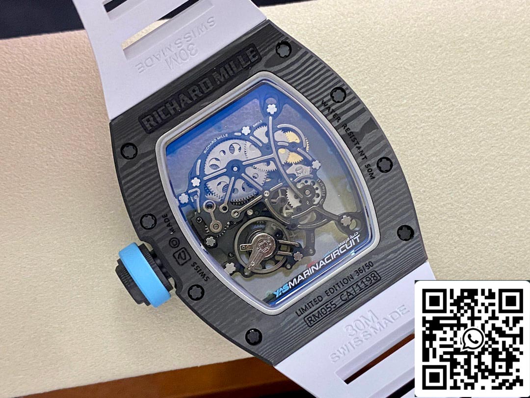 Richard Mille RM-055 1:1 Best Edition BBR Factory Carbon Fiber