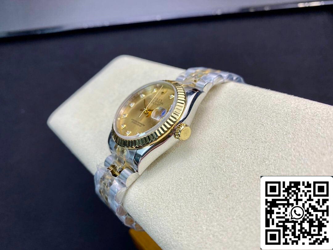 Rolex Datejust M278273-0026 31MM 1:1 Melhor Edição EW Factory Mostrador Champagne