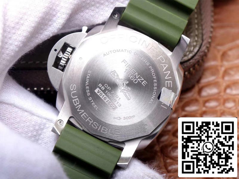 Panerai Submersible PAM01055 1:1 Best Edition VS Factory Green Dial Swiss P9000