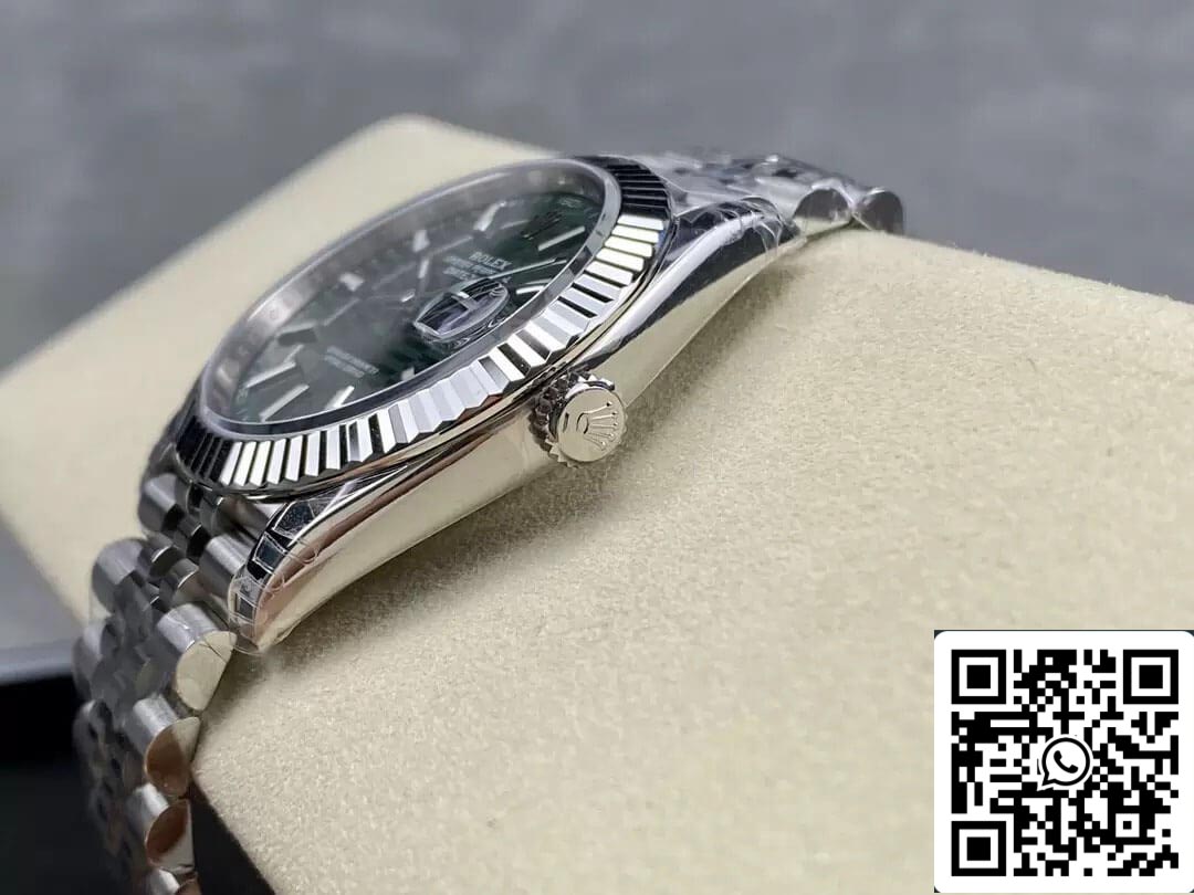 Rolex Datejust M126334-0030 41MM 1:1 Melhor Edição VS Factory Mostrador Verde