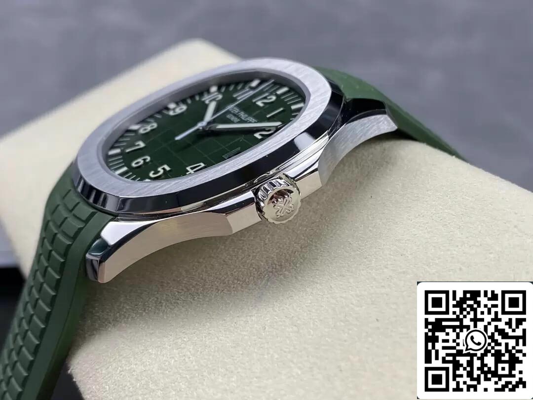 Patek Philippe Aquanaut 5168G-010 1:1 Mejor Edición 3K Versión Factory V2 Esfera Verde