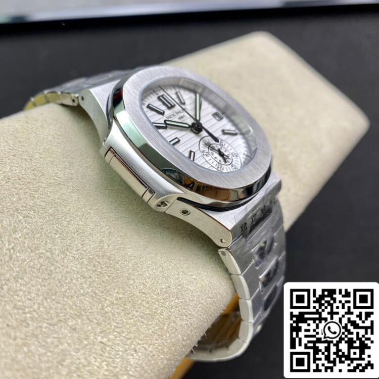 Patek Philippe Nautilus 5980/1A-019 1:1 Meilleure édition 3K Factory V2 Cadran blanc