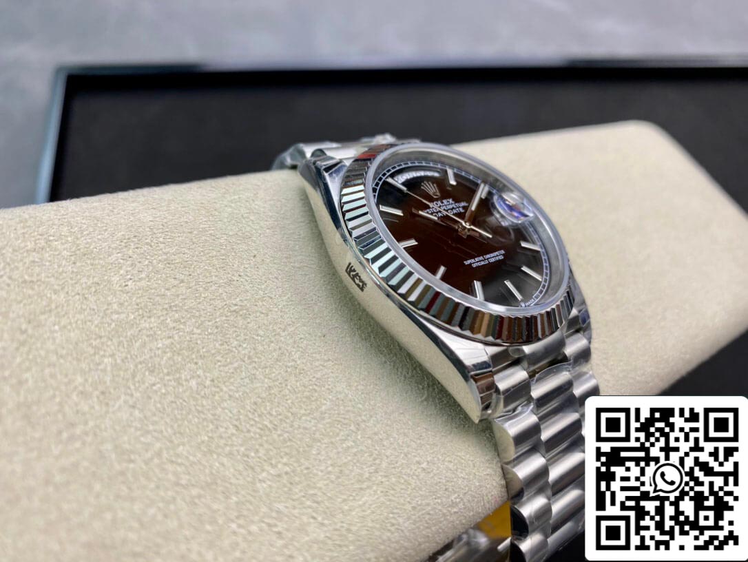 Rolex Day Date M228236-0003 1:1 Meilleure édition EW Factory Cadran noir