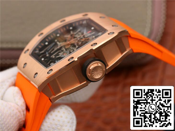 Richard Mille RM035 Americas KV Factory 1:1 Melhor Edição Pulseira Laranja