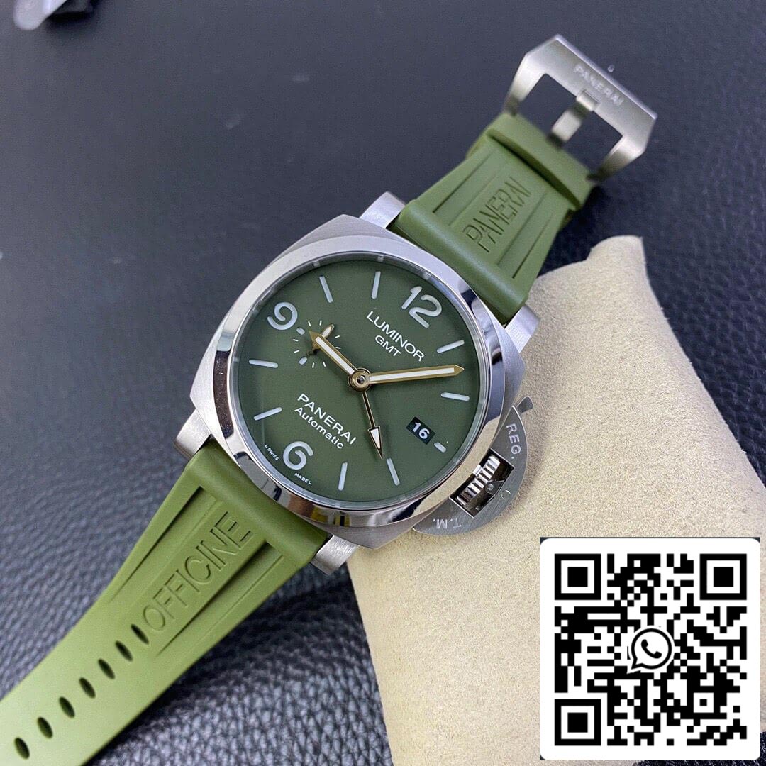 Panerai Luminor PAM01056 1:1 Melhor Edição VS Pulseira de Borracha de Fábrica