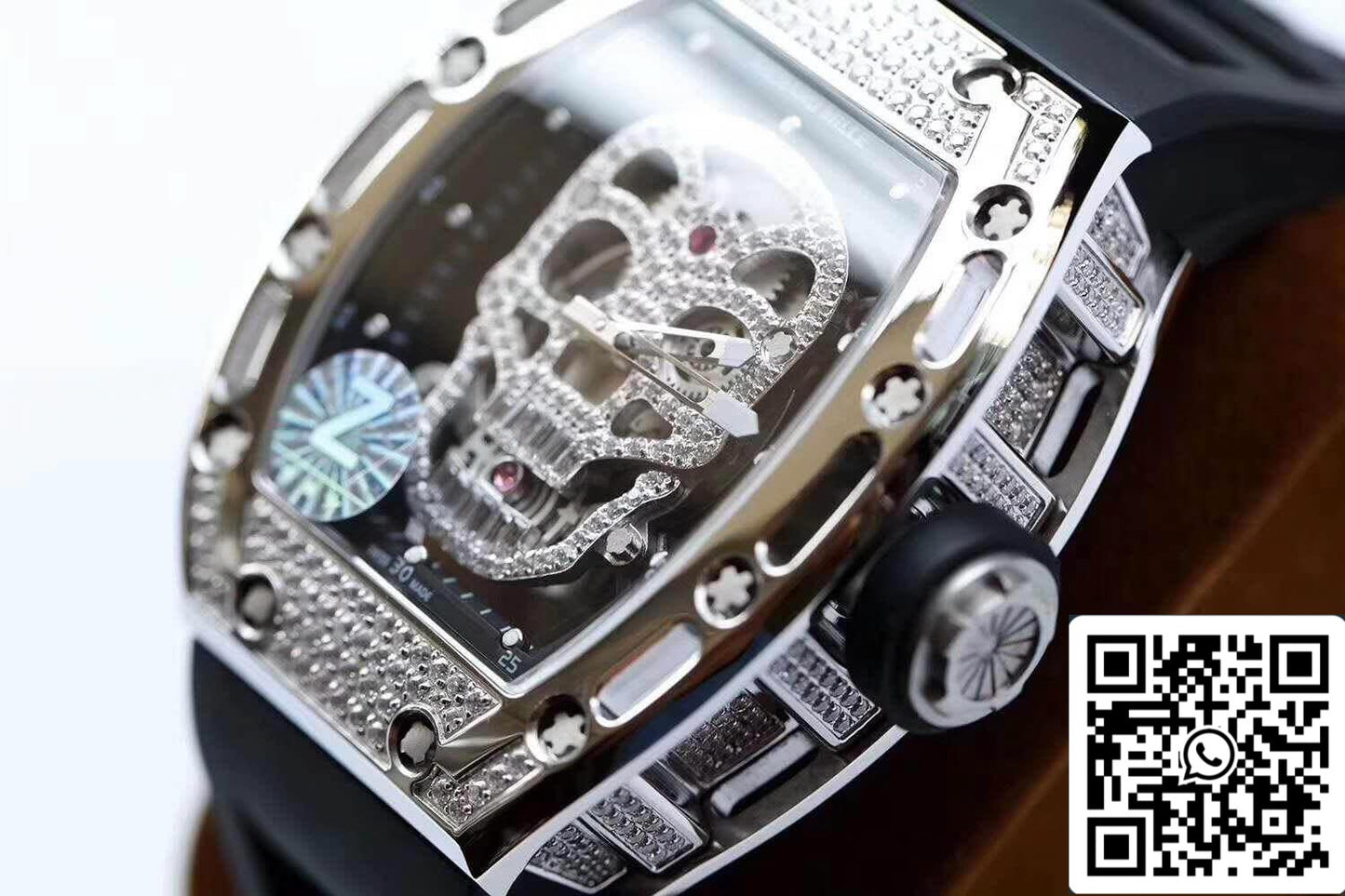 Richard Mille RM052 Z Factory 1:1 Best Edition Swiss ETA6T51 black strap