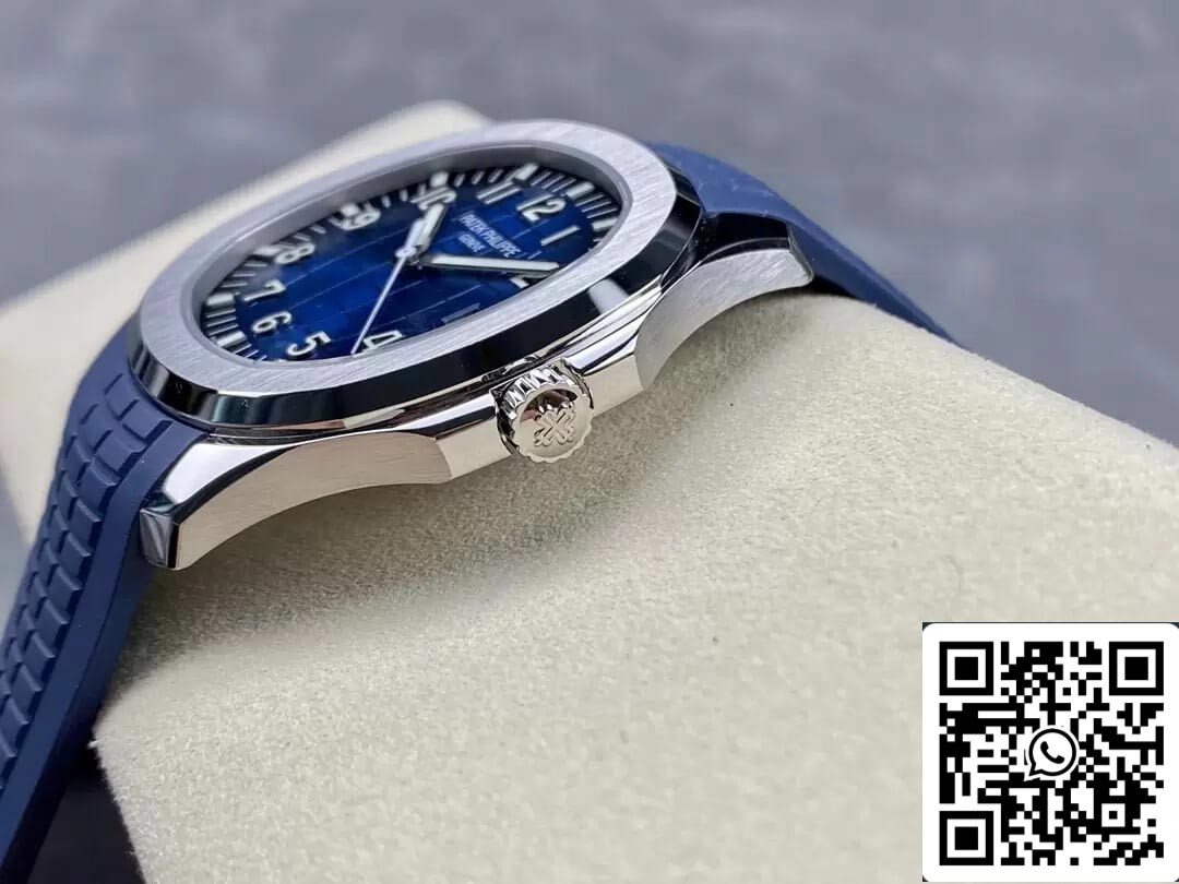 Patek Philippe Aquanaut 5168G-001 1:1 Melhor Edição 3K Mostrador Gradiente Azul de Fábrica