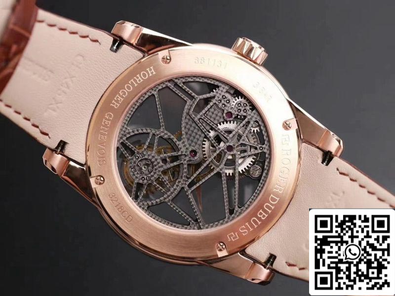 Roger Dubuis Excalibur RDDBEX0404 1:1 Meilleure édition JB Factory V3 Tourbillon en or rose suisse RD505SQ