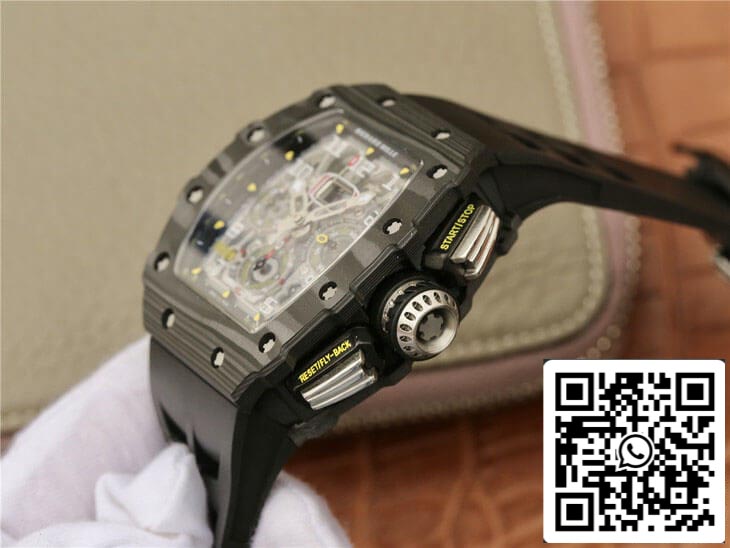 Richard Mille RM11-03 1:1 Best Edition KV Factory Black Carbon Fiber Case