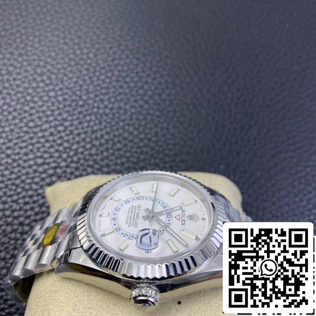 Rolex Sky Dweller M326934-0002 1:1 Meilleure édition Noob Factory V2 Cadran blanc