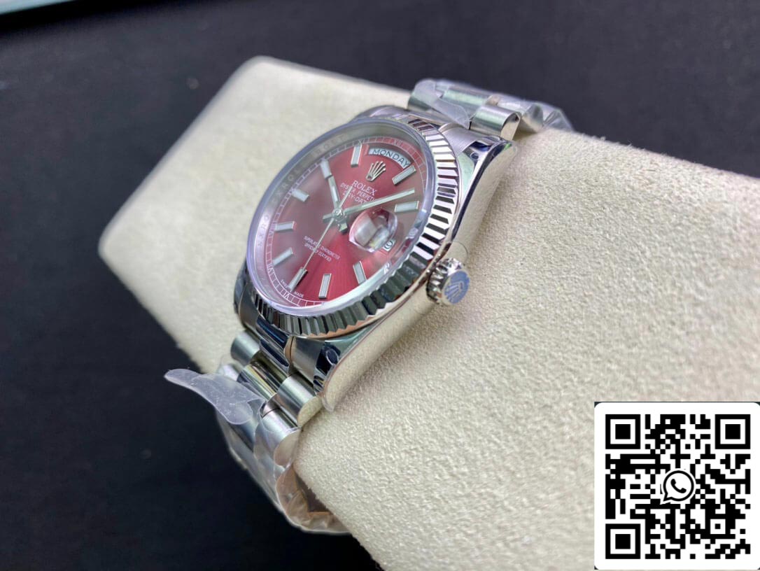 Rolex Day Date 118239 1:1 Meilleure édition EW Factory Cadran cerise