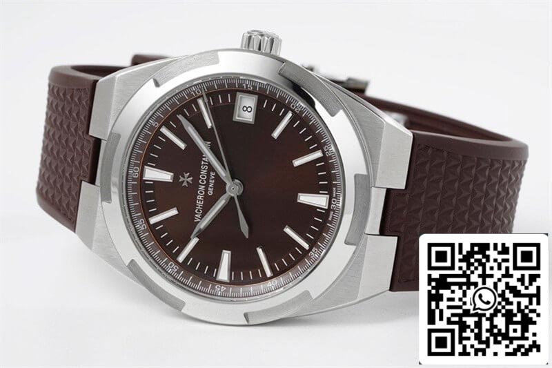 Vacheron Constantin Overseas 4500V 1:1 Mejor edición PPF Factory Correa de caucho marrón