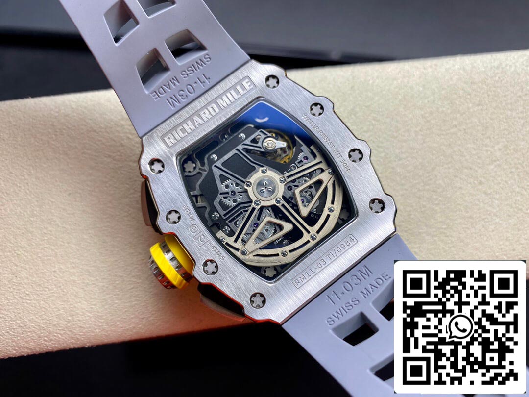 Richard Mille RM11-03 1:1 Meilleure édition KV Factory Titanium Steel