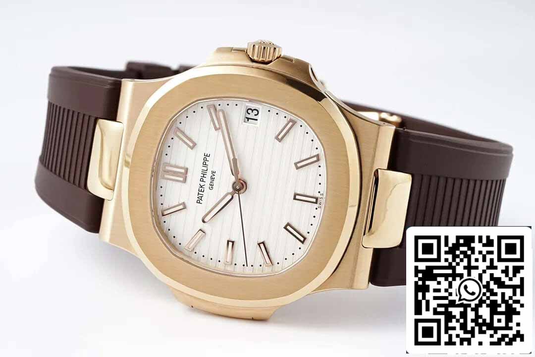 Patek Philippe Nautilus 5711 1:1 Best Edition PPF Factory Brown Rubber Strap