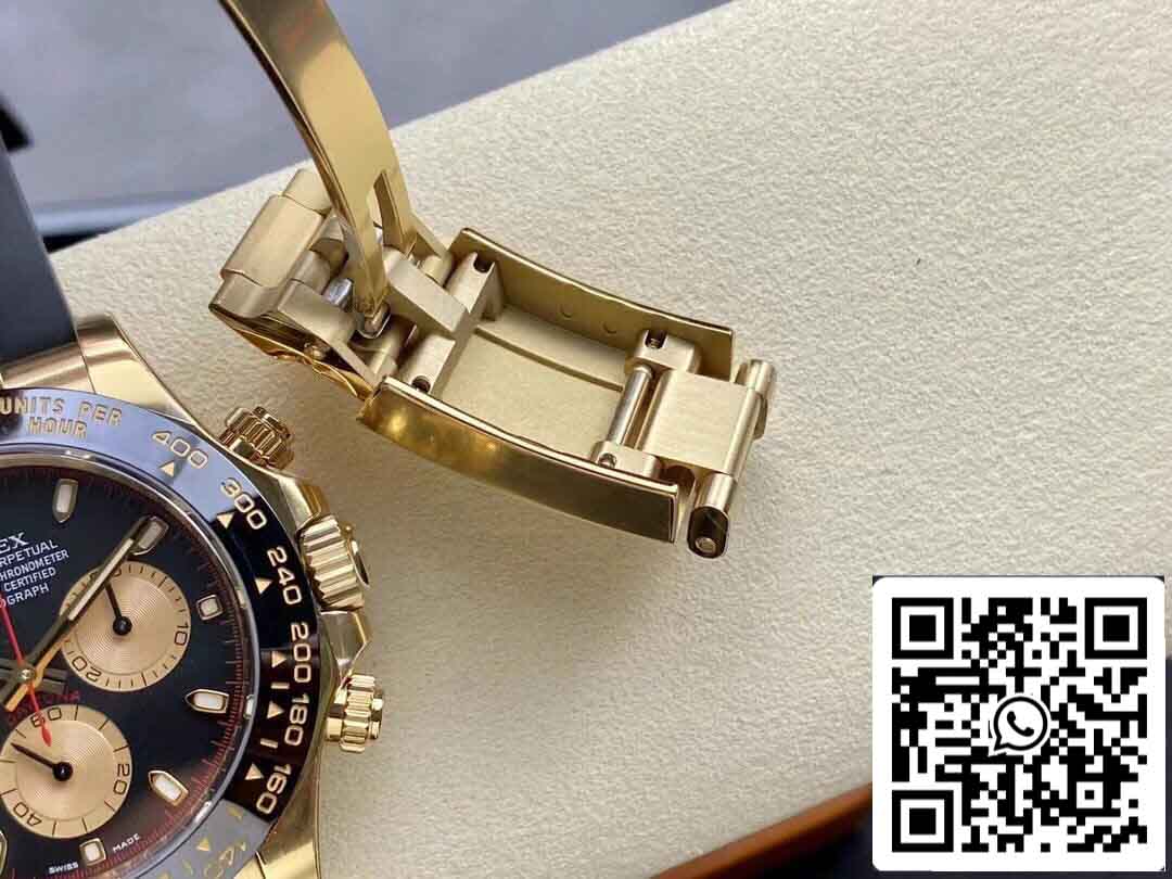 Réplique Rolex Cosmograph Daytona 116518LN-0039 Or jaune d'usine propre